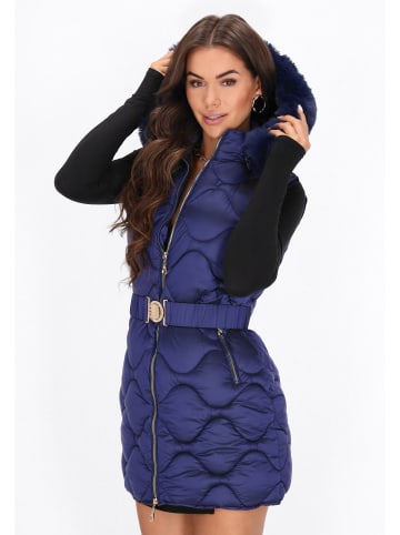 faina Women Vest in navy