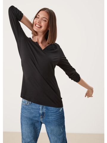 QS T-Shirt in 9999_schwarz