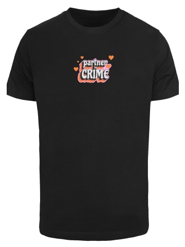 F4NT4STIC T-Shirt Partner In Crime Valentinstag Partner Design in schwarz