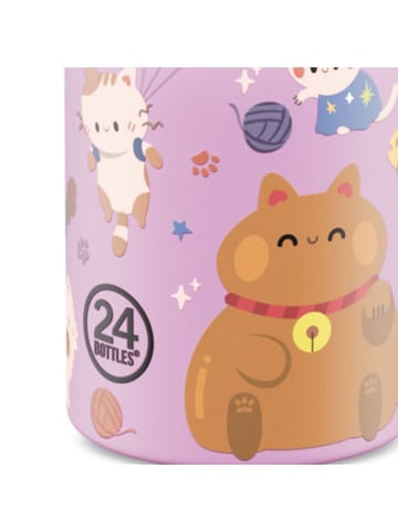 24Bottles Kids Urban Trinkflasche meow friends
