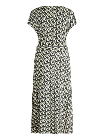Betty Barclay Jerseykleid mit V-Ausschnitt in Dark Blue/Green