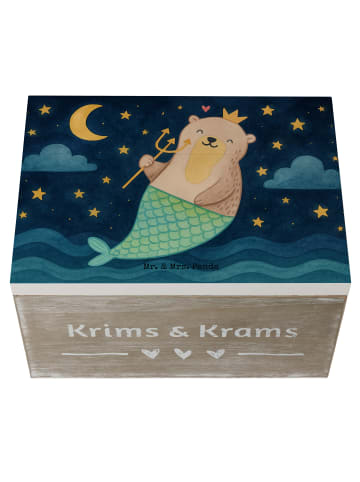 Mr. & Mrs. Panda Box Wassermann Astrologie Design ohne Spruch in Weiß