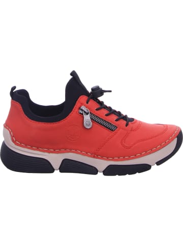 rieker Lowtop-Sneaker in flamme/schwarz