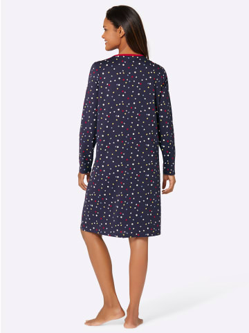 WITT WEIDEN Nachthemd in marine-bedruckt
