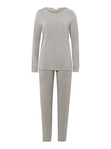 Hanro Pyjama Natural Elegance in Grey Melange