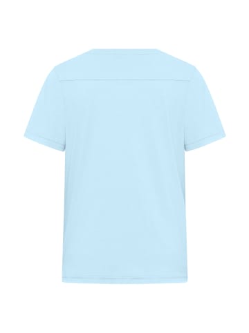 ELBSAND T-Shirt Talvi in Wave Blue Melange