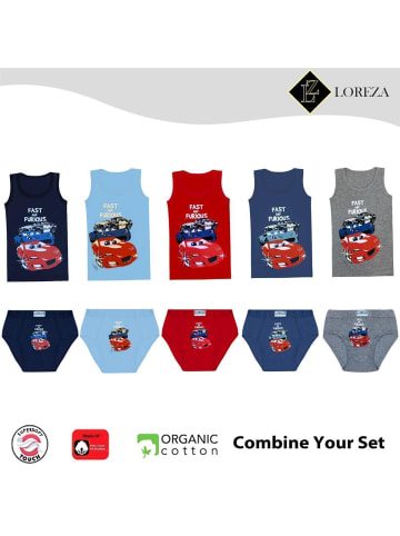 LOREZA 10er Set Slips- Auto- Bunt