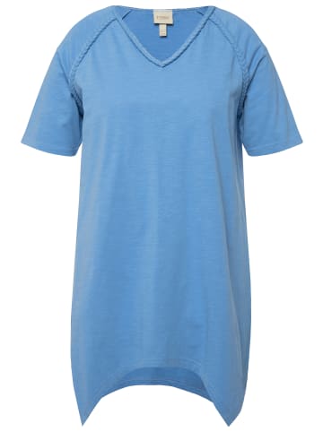 Ulla Popken Longshirt in mittelblau