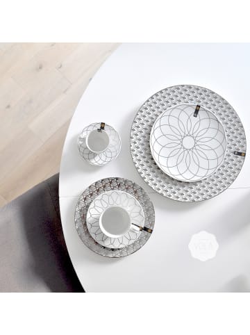 VOLA Set " First.Platin Kaffeetassen " in Muster 001 + 003