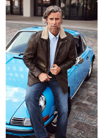 Boston Park Lederjacke in braun