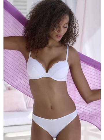 PETITE FLEUR Push-up-BH in 3x weiß