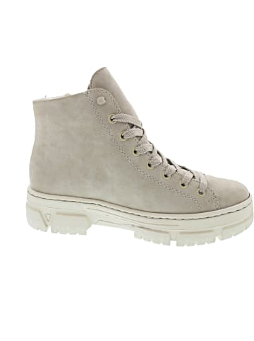 rieker Schnürstiefel Beige