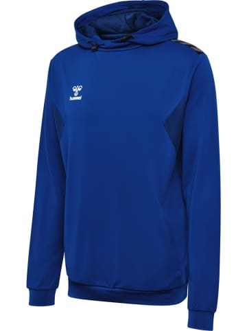 Hummel Hoodie "Hmlauthentic Pl Hoodie" in Blau