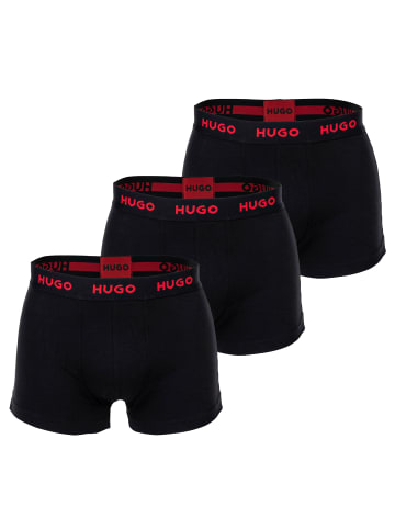 HUGO Boxershort 3er Pack in Schwarz