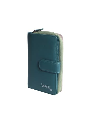 VARGU Echtleder Geldbörse MASIN 1-A in teal green - sage green