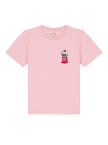 wat? Apparel T-Shirt Kaugummiautomat in Rosa
