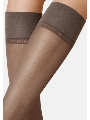 Kunert Feinkniestrümpfe Satin Look 20 glänzend in Graphit
