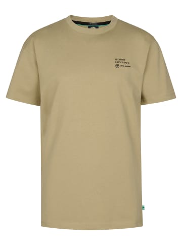 Petrol Industries T-Shirt mit Rückenprint Arena in Braun