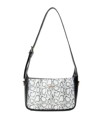 faina Damen Schultertasche in Weiss Schwarz