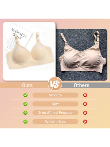 Yalion Still-BH für Schwangere- für Stillzeit & Alltag in Beige