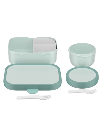 Mepal 2er Set Obst- und Bentobox Campus (2025) in 300 & 750 ml in Cool Mint