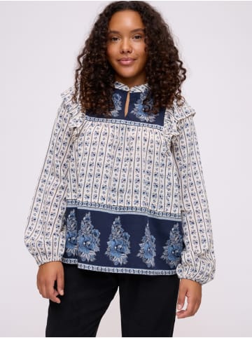 Noa Noa Hemd AlouetteNN in Print Offwhite/Blue