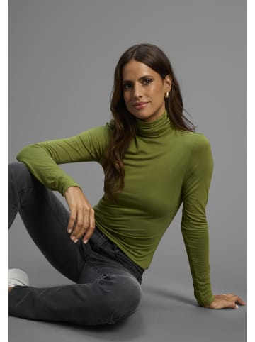 Laura Scott Longsleeve in schwarz + brdx + grün