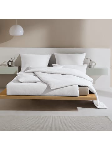Erwin Müller Single-Jersey Kuschelkissenbezug Ansbach in weiß