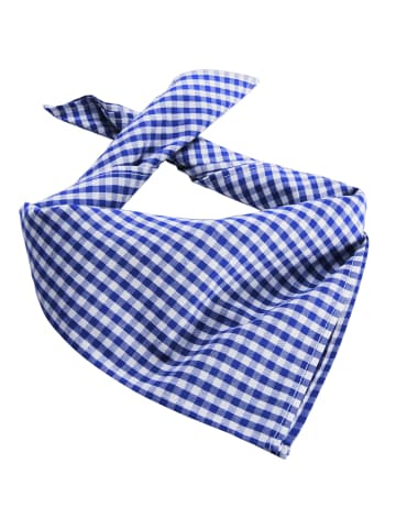 tectake Modisches und stilechtes Trachten-Accessoire, blau/weiß