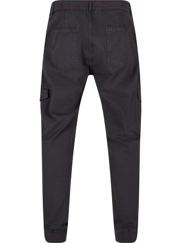 2Y Premium Cargo Trousers in anthracite