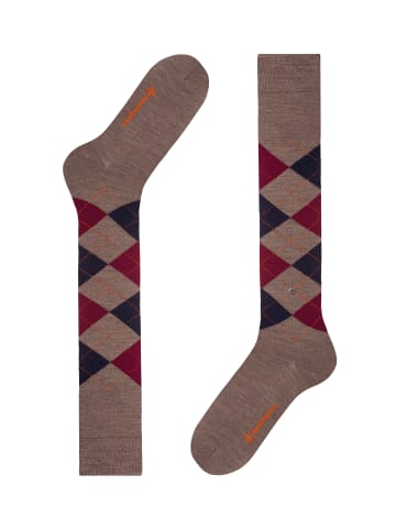 Burlington Kniestrümpfe Edinburgh in Pebble
