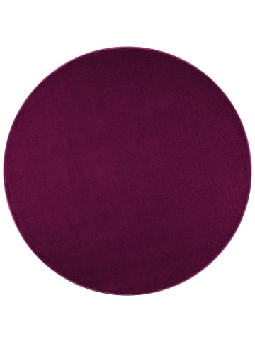 Hanse Home Teppich Nasty rund schwarzbeere