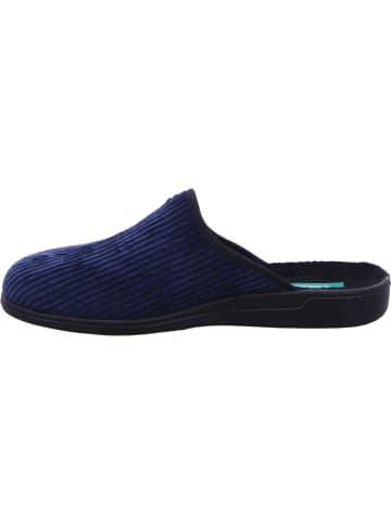 Fischer Markenschuh Pantoffel in blau