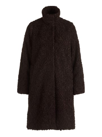 Zero Wintermantel mit Stehkragen in Chocolate Plum
