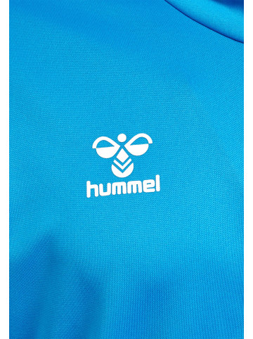 Hummel Trainingsanzug mit Reißverschlussjacke und Jogginghose in Dunkelblau-Hellblau