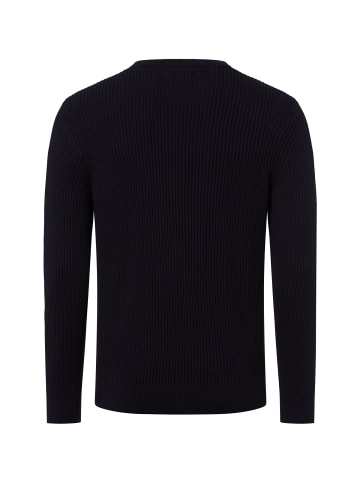 Nils Sundström Strickpullover in marine - 0005