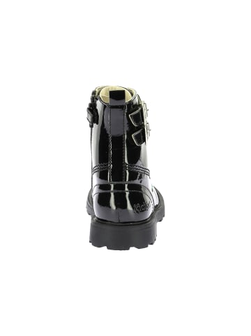 Kickers Kinder-Lederstiefeletten „Kick Blush“ Schwarz
