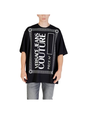 Versace Jeans Schwarz Baumwolle T-Shirt