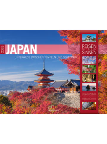 Ackermann Kunstverlag Kalender - Japan Kalender 2026 | Unterwegs zwischen Tempeln und Schreinen