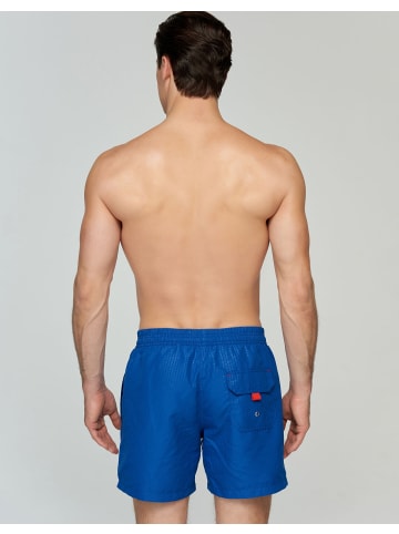 Marc and Andre Badeshort in Blau