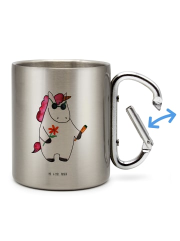 Mr. & Mrs. Panda Isolierbecher Edelstahl Einhorn Woodstock ohne ... in Silber
