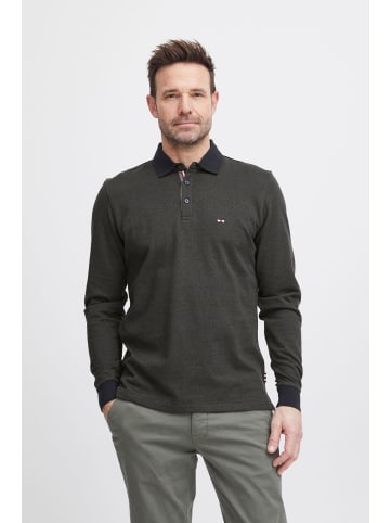 FQ1924 Longsleeve FQPETER two tone polo pique LS 21900726 schickes Langarm-Poloshirt in