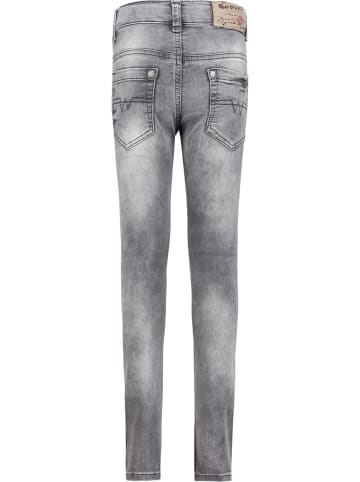 Blue Effect Jeans Hose superslim ultrastretch in grey denim