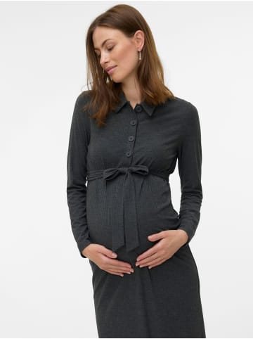 mama licious Kleid in Dark Grey Melange