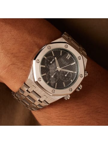 Lucardi Legierung Quarzuhr Regal Silber