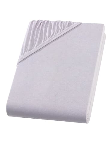 Carpe Sonno Jersey Spannbettlaken in Silber