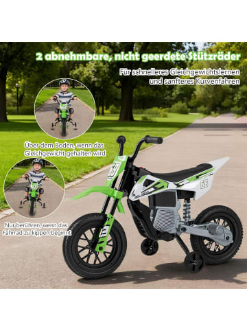 COSTWAY 12V Kinder Motorrad elektrisch in Grün