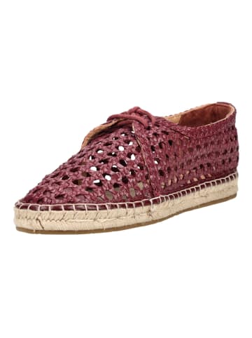 Halbschuhe Rot/Beige