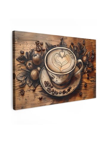 MuchoWow Leinwand bilder Kaffee (BxH)