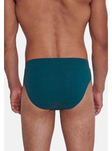 Sloggi Slip / Unterhose men GO Natural in Grau / Türkis